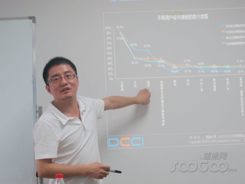  /></center><br />
　　王慧文表示不希望美團(tuán)增長太快，要把速度、規(guī)?？刂圃谝粋€(gè)合理的范圍內(nèi)。王慧文以PPG、VANCL為例從廣告、物流兩方面分析了發(fā)展速度過快的后果：增長越快，售后和相應(yīng)的服務(wù)跟不上，將會(huì)導(dǎo)致用戶大量流失。同時(shí)，王慧文透露美團(tuán)網(wǎng)的呼叫中心擴(kuò)張得很慢，目前美團(tuán)呼叫中心不到300人。<br />
　　預(yù)付費(fèi)和低毛利是團(tuán)購行業(yè)的兩個(gè)最大特征，王慧文表示精細(xì)化運(yùn)營非常重要，要把目前投放的渠道做精細(xì)。同時(shí)王慧文認(rèn)為，會(huì)抱怨的用戶是優(yōu)質(zhì)用戶，只有讓這些投訴、抱怨的用戶才能更好的提升團(tuán)購的售后服務(wù)，“13.15%的投訴概率讓我非常緊張，這個(gè)比例提示我們一定要做好客服工作?！?br />
　　同時(shí)，王慧文也透露美團(tuán)網(wǎng)第三輪融資正在談，而他也表示對(duì)數(shù)據(jù)不做估計(jì)。據(jù)悉，美團(tuán)網(wǎng)已經(jīng)考慮并購一些網(wǎng)站，王慧文表示會(huì)優(yōu)先考慮實(shí)物類、與美團(tuán)網(wǎng)互補(bǔ)的公司。<br />
　　王慧文指出，發(fā)票問題是消費(fèi)者咨詢的重點(diǎn)問題之一，商家和美團(tuán)提供的發(fā)票有一定差額，并且行業(yè)還沒有就團(tuán)購是營銷還是銷售的屬性問題形成定論，美團(tuán)正在積極與工商、稅務(wù)等部門積極溝通，希望盡快能夠解決發(fā)票問題。<br />
　　業(yè)內(nèi)人士認(rèn)為，團(tuán)購網(wǎng)站之間的競爭已經(jīng)由拼資金、拼規(guī)模轉(zhuǎn)為拼服務(wù)，在資本市場遇冷的情況下，團(tuán)購行業(yè)的洗牌勢在必行。想靠團(tuán)購概念圈錢的團(tuán)購網(wǎng)站會(huì)被清洗出局，只有真正用心做好服務(wù)的團(tuán)購網(wǎng)站才能存活下來。<p align=