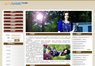 服裝服飾類小清晰織夢(mèng)建站模板