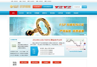 金融基金投資理財(cái)類企業(yè)網(wǎng)站織夢模板