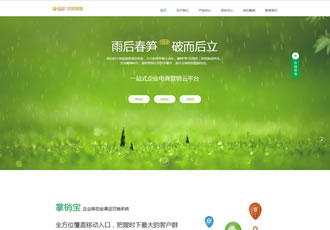 電子商務(wù)營(yíng)銷類企業(yè)dedecms模板 營(yíng)銷型企業(yè)站織夢(mèng)