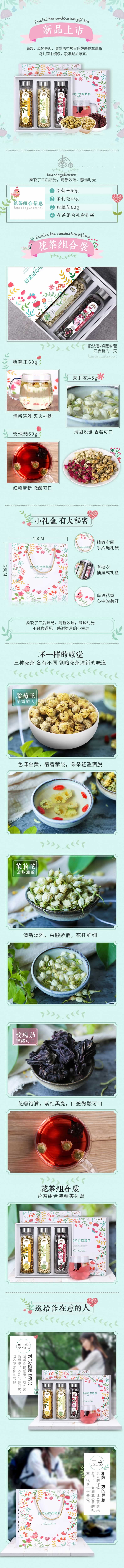 花茶組合禮盒禮袋描述