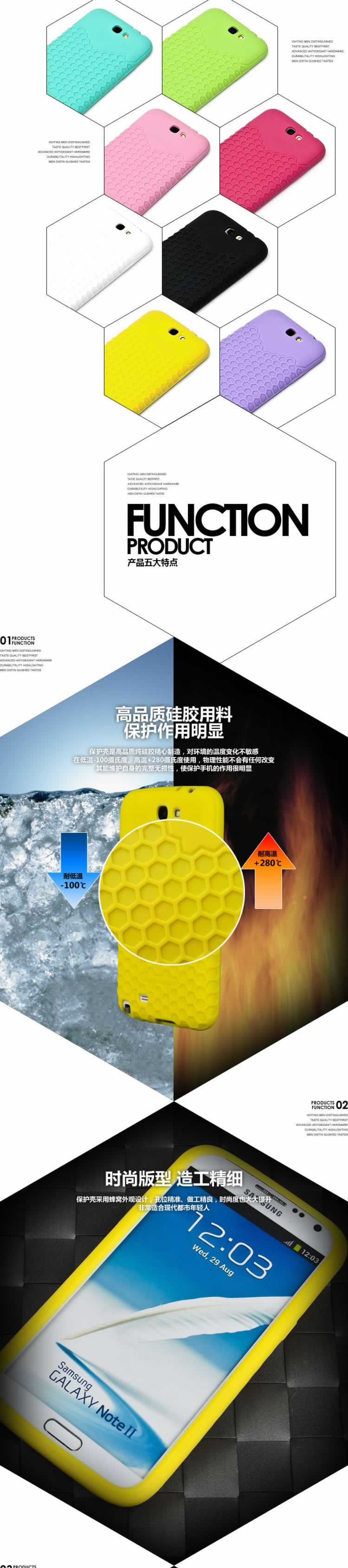三星N7蜂巢保護套手機保護套描述