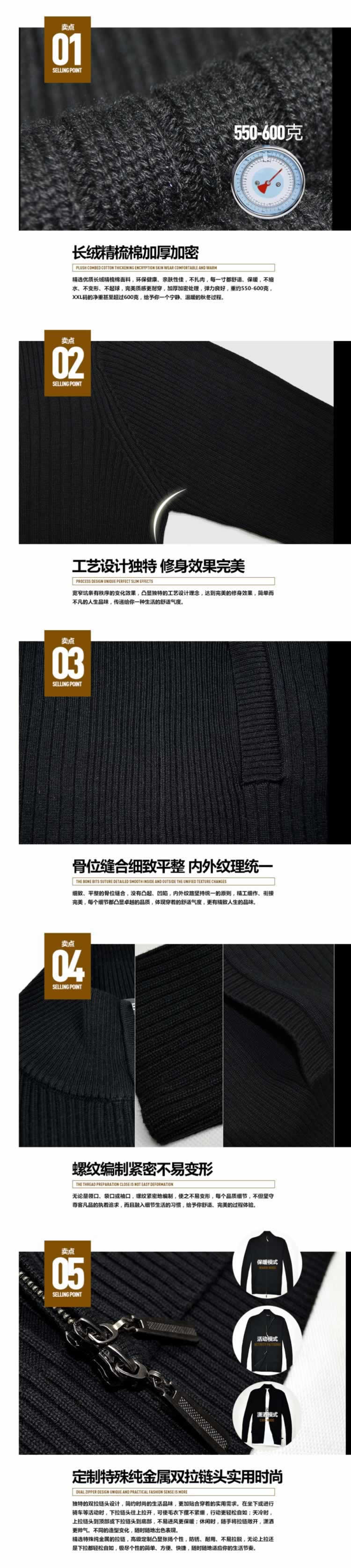 男裝毛衣開(kāi)衫外套男上衣描述